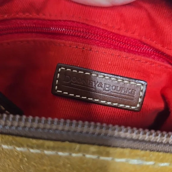 Vintage Dooney & Bourke Suede Leather Purse - Picture 9 of 9